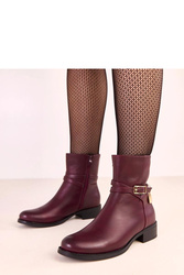 Botki Model Zema E8681 Bordo - Solea