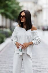 Spodnie Komplet Model Bonny 333755328 Grey Melange - LaBalancia