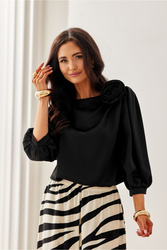Bluzka Model Giana CZA BLU0178 Black - Roco Fashion