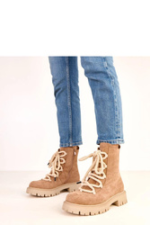 Botki Model Gabria 168--572 Beige - Solea