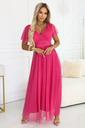 Sukienka Model Nastia 562-9 Malinowy sorbet - Numoco
