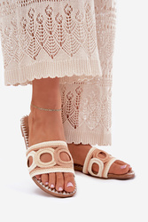 Sandał Klapki Model Nirina LX9607 Beige - Step in style