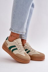 Buty Sportowe Model Nesonice 24SP26-6769 BeigeGreen - Step in style