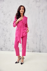 Spodnie Damskie Model AMA 78 0016 Amarant - Roco Fashion