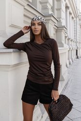 Bluzka Model Monna 356763131 Brown - LaBalancia