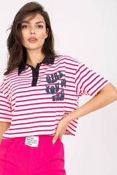 Bluzka Model FA-BZ-7785.91P WhitePink - Fancy