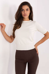 Sweter Damski Model PM-SW-N30088.21 Ecru - Factory Price