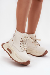 Botki Model Goe SS2N4300 Light Beige - Step in style