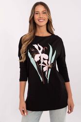 Bluzka Model CLM-BZ-0035.93 Black - Factory Price