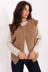 Kamizelka Model IT-KZ-FL9622.29P Camel - Rue Paris