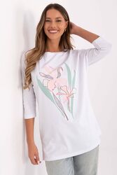 Bluzka Model CLM-BZ-0035.93 White - Factory Price