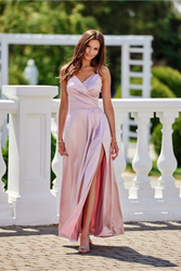 Sukienka Model Salma ROZ SUK0462 Pink - Roco Fashion