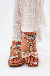 Sandały Model Artiker 56C1316 Gold - Step in style