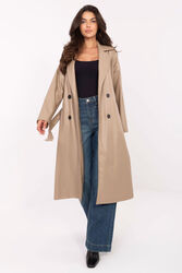 Płaszcz Damski Model IT-PL-A8393.81 Beige - Rue Paris