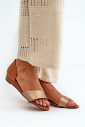 Sandały Model Maciejka 1971-68 BrownGold - Step in style