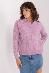 Sweter Damski Model AT-SW-2349-2.96 Light Violet - AT