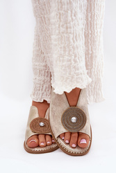 Sandały Model S.Barski KV51-012 Gold - Step in style