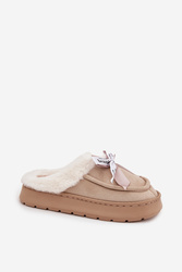 Kapcie Model Fenella BJJ9725 Beige - Step in style