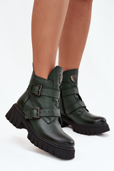 Botki Model Zazoo 60482 Dark Green - Step in style