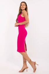 Sukienka Model RV-SK-7531.54 Fuksja - Rue Paris