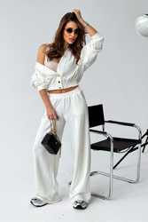 Spodnie Komplet Model Meggi 93699428 Ecru - LaBalancia