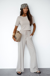 Spodnie Komplet Model Dallas 295623787 Beige - LaBalancia