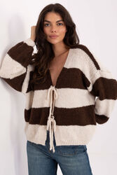 Sweter Damski Model MI-SW-0109.79 Brown - Rue Paris