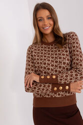 Sweter Damski Model AT-SW-2342.46P Brown - AT
