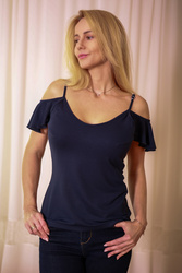 Bluzka Model Vera Navy Blue - Mirale