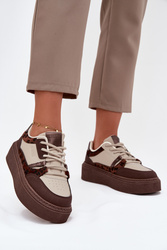 Buty Sportowe Model Big Star SS274356 Panterka BrownBeige - Step in style