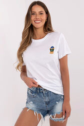 Tshirt Damski Model CLM-TS-1663.96 White - Factory Price