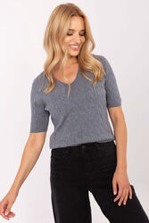 Sweter Damski Model PM-SW-B-615.18 Dark Grey - Factory Price