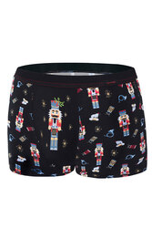 Bokserki Model Nutcracker 00755 Merry Christmas Black - Cornette