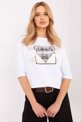 Bluzka Model CLM-BZ-0012.94 White - Factory Price
