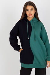 Bluza Damska Model RV-BL-8233.32X BlackGreen - Rue Paris