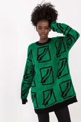 Sweter Damski Model BA-SW-0277.02 Green - Badu