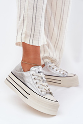 Trampki Model GOE RR2N4108 Silver - Step in style