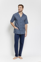 Piżama Męska Model Robin 3584 Navy - Taro