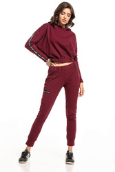 Bluza Damska Model T3318 Bordo - Tessita