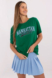 T-shirt Damski Model CLM-TS-0023.94 Green - Factory Price