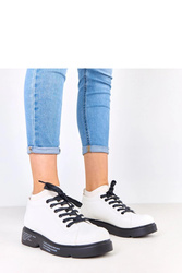 Półbuty Model Ambly D7221 White - Solea