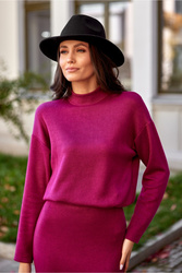 Bluzka Model Lydia BIS BLU0168 Violet - Roco Fashion