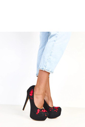 Szpilki Model Etilka AX-26 Black - Solea