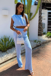 Spodnie Komplet Model Nicol 261786563 Błękit - LaBalancia