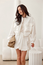 Spódnica Model Noel EKR SPO0054 Ecru - Roco Fashion