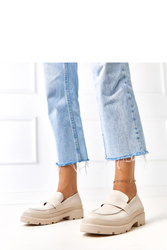 Mokasyny Model Seraphin MP405 Beige - Solea