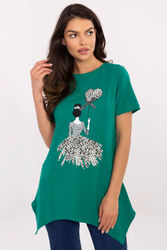 Bluzka Model CLM-BZ-1702.89 Green - Factory Price