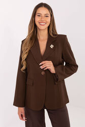 Marynarka Model IT-MA-FL8391.87 Brown - Rue Paris