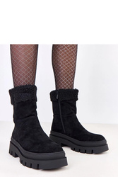 Botki Model Kalerej XH9369-1 Black - Solea