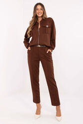 Spodnie Komplet Model IT-KMPL-9731.49 Brown - Rue Paris